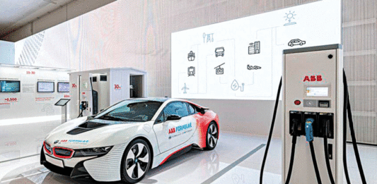 Компания AББ выводит на рынок Украины быстрые электрозарядки