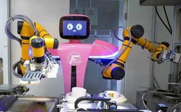 Первый роботизированный ресторан открылся в Китае (видео) Foodom-China-роботы-2