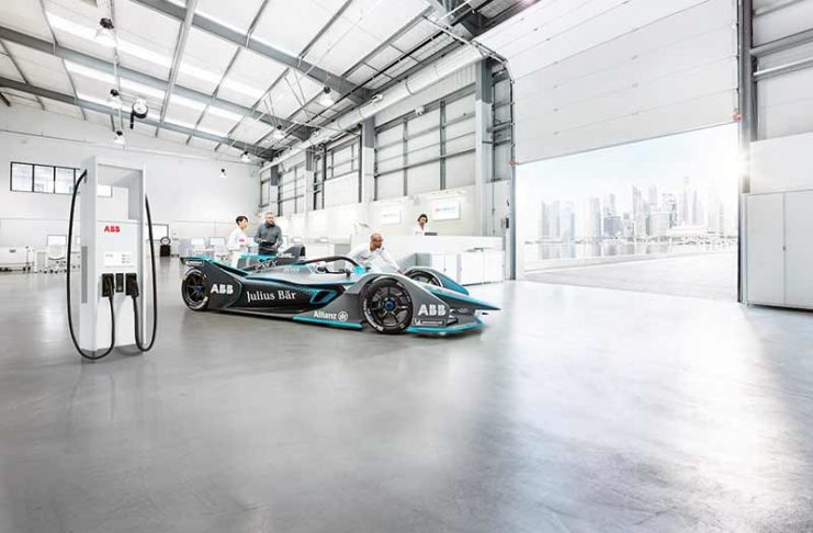 ABB – поставщик зарядных решений для болидов Formula E Электроблюз-АВВ-Формула-Е