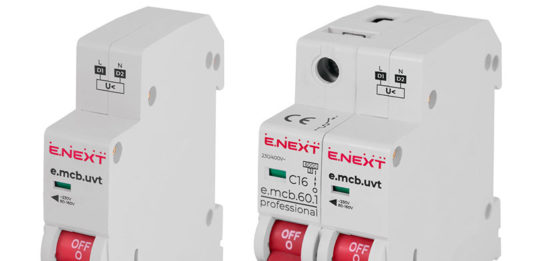 Новинка от E.NEXT: расцепитель минимального напряжения Электроблюз-E.NEXT-расцепитель-e-mcb-uvt