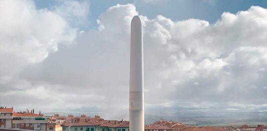 Электроблюз-Vortex-Bladeless-ветротурбина