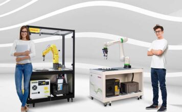 Электроблюз-FANUC-представляет-ячейку-на-основе-технологии-коллаборативных-роботов